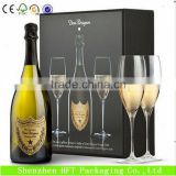 2015 New Hot Arrival Large box for wine, wine glass dispaly box