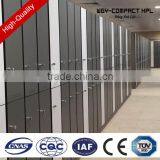 Professional Durable Colorful 6 Door Fire Retardant Laminate Hpl Sports Stadium Locker With Digital Lock