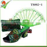 Ladies Wedding Shoes and Bag to Match TS002 Italian Style thumbnail-3