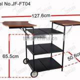 Outdoor Folding BBQ Trolley With Wheel thumbnail-3