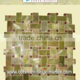 GREEN ONYX MOSAIC TILE - 017 thumbnail-6