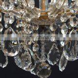 Antique Retro Cheap Classical French Iron Bronze Brass Wall Sconce Crystal Chandelier thumbnail-4