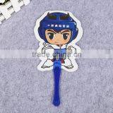 13cm Handle Plastic pp Custom Plastic Hand Fan Promotional Advertising Fan Mini Hand Fan