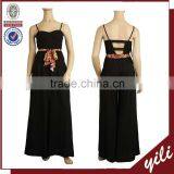 2016 New Fashion Waistband Spaghetti Strip Pant Pattern Jumpsuit YLD1205 thumbnail-1