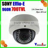 Vandalproof Metal Cover 700TVL Sony Exview Ccd Sensor OSD Menu Surveillance Video Camera With Better Price thumbnail-1