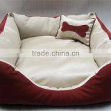 Wholesale High quality cozy craft pet beds for dog and cats red color