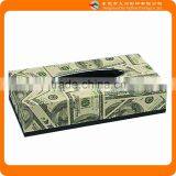 Creative Fashion Dense Dollar Napkin Paper Packaging Box in China thumbnail-1