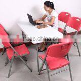 Folding Study Chair and Table/ Study Table and Chair Set for 4-6 People