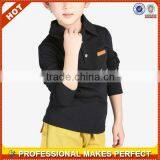 Wholesale custom kids long sleeve polo t shirt(YCT-B0337)