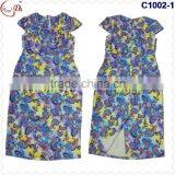 C1002 Newest Fashion Best Selling African Women's African Kaftan Lady Dress Making You Perfect and Slim Figure thumbnail-1