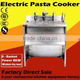 Electric Floor Type 8 Baskets Pasta Cooking Machine With Cabinet Factory Direct Sale
