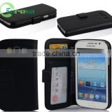 High end wallet card-slot pu leather cell phone cases for Samsung Galaxy I9080