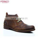 Crazy Horse Leather Lace-up Mens Engineer Boots thumbnail-1