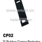 CP02 2" Rubber Corner Protector Black thumbnail-1