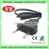 Copper Conductor ac Power Cord for tv 2 Pin ac Power Cord thumbnail-4