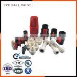3/4" Light Grey Plastic Pvc Ball Valve thumbnail-4