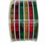 HOT SALE Six Channels Colored Balloon Gift Wrapping Shiny Holographic Poly Curly Ribbon Spool thumbnail-1
