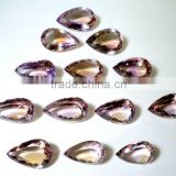 Ametrine Pear Shape Facet Cut Loose Gemstone, Natural Loose Gemstone