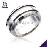 2015 Cheap Price Jewelry 316l Stainless Steel Yellow Gold Ring thumbnail-1