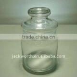 Clear Glass Tea Storage Jar