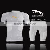 Compression padded protection Top,Short sleeves compression padded wear, Sublimation printing anti-collision wear