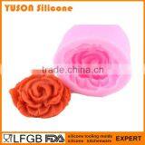 Hot Selling Rose Flower Cake Decoration Tip Silicone Fondant Mold thumbnail-4