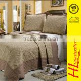 HLHT competitive price false patchwork embroidery bedding set