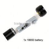 1180 Multi-function Self-defense Rechargeable Baseball Shape 1 *18650 Lithium Battery Led Flashlight thumbnail-2