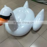 Inflatable swan rider mattress