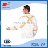 High Quality Type 4/5/6 High Quality 55g Non-woven Protective Reflective Safety Coverall thumbnail-3