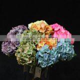 Single Wholesale Silk Flower Hydrangea for Decoration With 30 Forks thumbnail-5