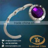 Professional Gift Customized Metal Foldable Purse Hanger Metal Crafts Bag Hanger Stand thumbnail-5