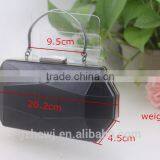 Gunmetal Metal Purse Frame With Cover Box Clutch Frame With Handles thumbnail-2