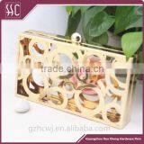 20*11cm Shiny Gold Metal Box Frame for Lady Clutch,Guangzhou Hardware Supplier thumbnail-1