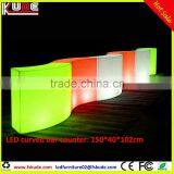 Led Light up Curves Bar Counter With LED RGB Light Changing thumbnail-3