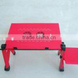 GX-07 Adjustable Aluminum Stackable Portable Laptop Table/desk With USB Fan thumbnail-3