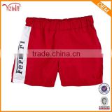 Custom Printed Men Red Short Cotton Tracksuit Pants Wholesale For Clothing
