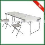 Hot Outdoor 6ft Blue OEM Color Aluminum Folding Picnic Table thumbnail-3
