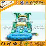 Bouncy Castle Inflatable Jungle Water Slide With Water Pool A3091