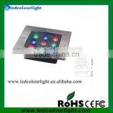 CE ,IP68 , Good Quality, DMX Compatible,12W LED RGB Inground Light