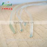 Plastic extrusion Clear TPV round strip