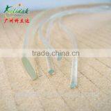 Plastic extrusion Clear TPV round strip