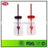 360ml Single Wall Bpa Free Plastic Milk Bottles With Screw Cap thumbnail-5