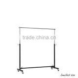 Black & Chrome Adjustable Clothes Rail - Max. H1600 x W1200 x D400 mm thumbnail-3