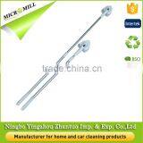 Triangle Rotating Detachable Aluminium Pole Long Handle Scalable Telescopic Plastic Floor Brush for Tile thumbnail-4