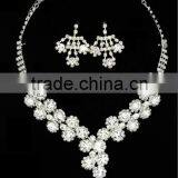 Latest Wholesale Fashion Beautiful Wedding Crystal Bridal Jewelry Set thumbnail-1