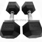 wholesale aerobic hexagon Hex Dumbell with logo printed