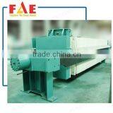 FAE Hydraulic Chamber Filter Press Machine / Plate and Frame Filter Press for Sewage Treatment Seperation