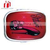 Custom Metal Round Pill Case Pill Box