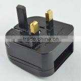 New Hot Selling European Plug to UK BS Plug Power Converter With FUSE 13A Power Supply Made in China Whulesale BS-5733